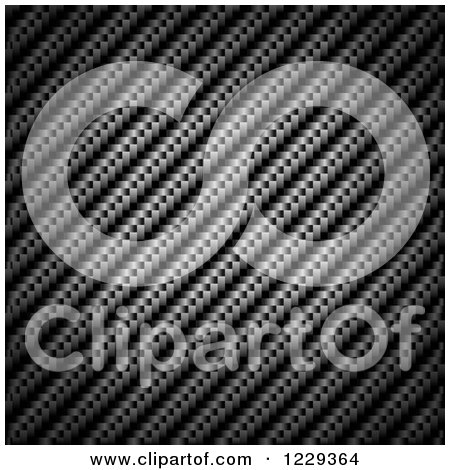 Clipart of a Diagonal Carbon Fiber Texture - Royalty Free Vector Illustration by Vector Tradition SM