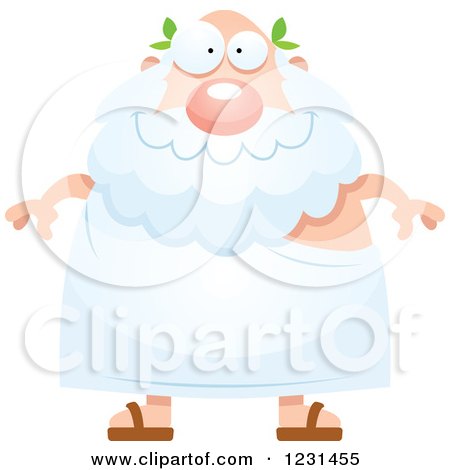 Clipart of a Happy Greek Man - Royalty Free Vector Illustration by Cory Thoman
