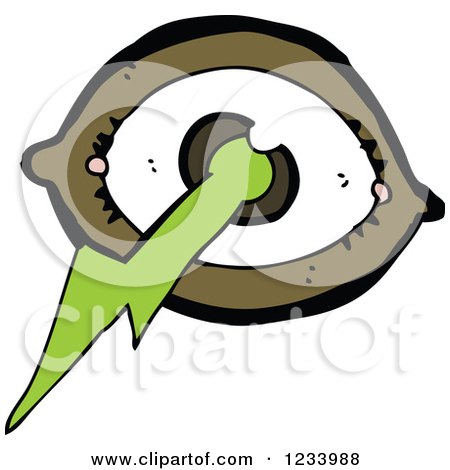 Clipart of an Eye with Magic - Royalty Free Vector Illustration by lineartestpilot