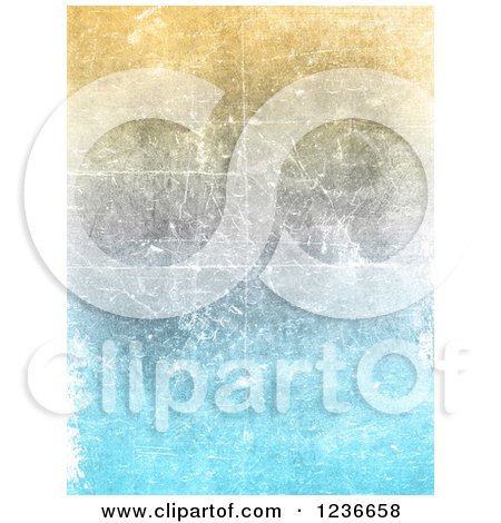 Clipart of a Scratched Gradient Paper Texture - Royalty Free Illustration by KJ Pargeter