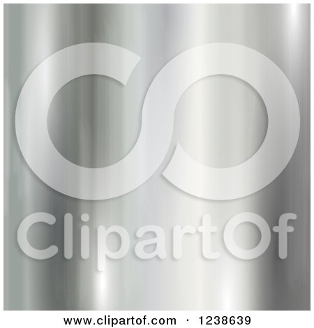 Clipart of a Shiny Brushed Metal Background - Royalty Free Vector Illustration by KJ Pargeter