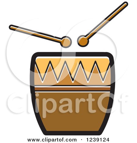 Drum - Royalty Free Vector IllustrationDrum - Royalty Free Vector Illustration  