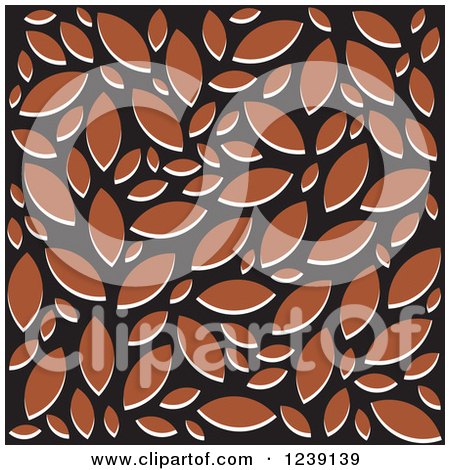 Clipart of a Black and Brown Background - Royalty Free Vector Illustration by Lal Perera