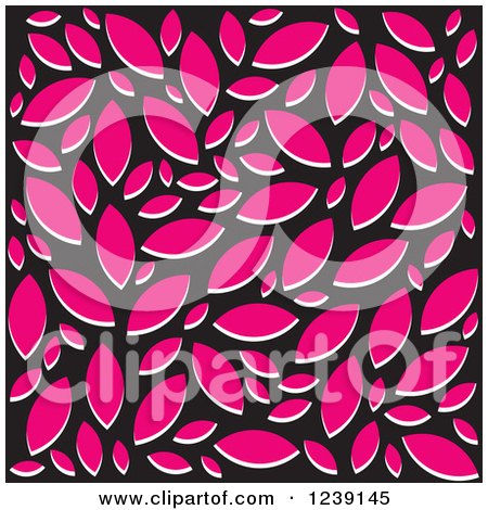 Clipart of a Black and Pink Background 2 - Royalty Free Vector Illustration by Lal Perera