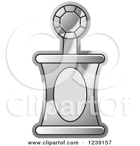 Clipart of a Silver Perfume Bottle - Royalty Free Vector Illustration by Lal Perera
