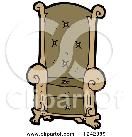 Clipart of a Throne - Royalty Free Vector Illustration by lineartestpilot