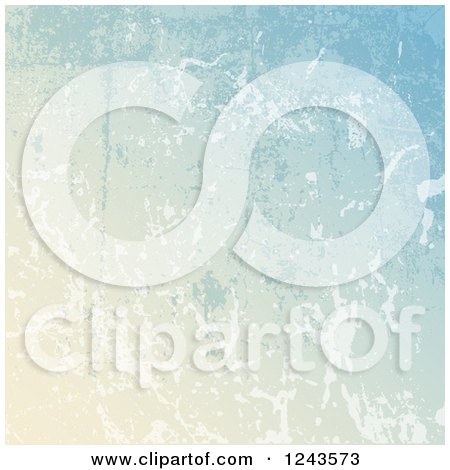 Clipart of a Distressed Grungy Pastel Background - Royalty Free Vector Illustration by KJ Pargeter