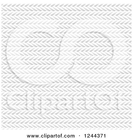 Clipart of a Seamless White Rope Texture Background - Royalty Free
