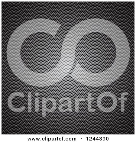 Clipart of a Dark Metal Texture Background - Royalty Free Vector Illustration by vectorace
