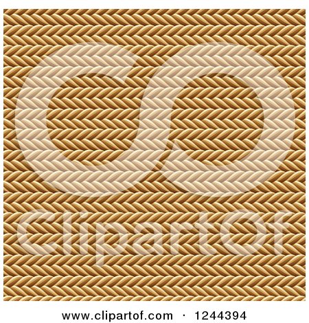 Clipart of a Seamless Rope Texture Background - Royalty Free Vector Illustration by vectorace