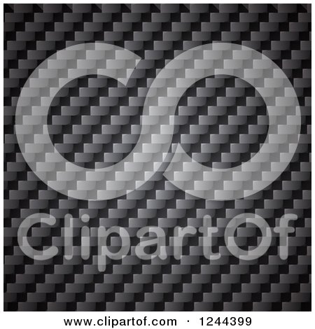 Clipart of a Carbon Fiber Texture - Royalty Free Vector Illustration by vectorace