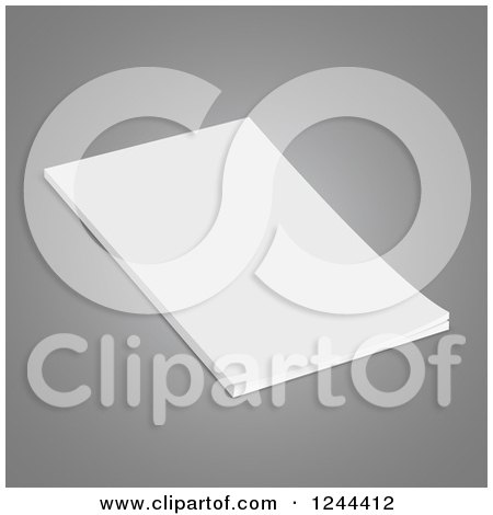 Clipart of Pages on Gray - Royalty Free Vector Illustration by vectorace
