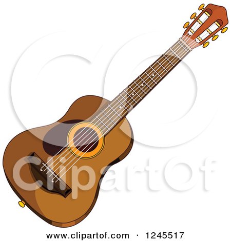 Wooden Acoustic Guitar Posters Art Prints By Interior Wall Decor 1245517