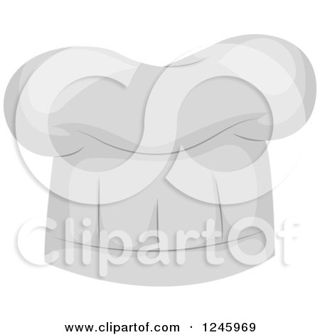 Clipart of a Chef Toque Hat - Royalty Free Vector Illustration by BNP Design Studio