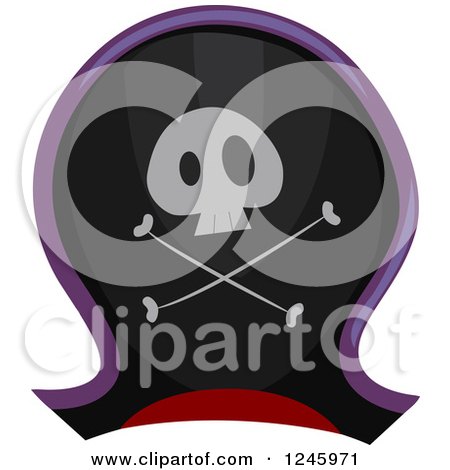 Clipart of a Pirate Hat - Royalty Free Vector Illustration by BNP Design Studio