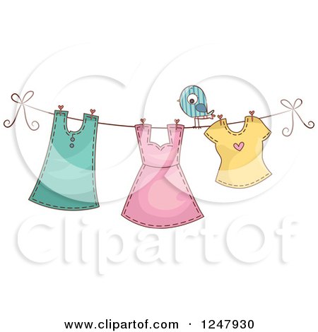 girls clothing clip art