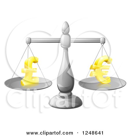 https://images.clipartof.com/small/1248641-Clipart-Of-A-3d-Silver-Scale-Weighing-Golden-Pound-And-Euro-Symbols-Royalty-Free-Vector-Illustration.jpg