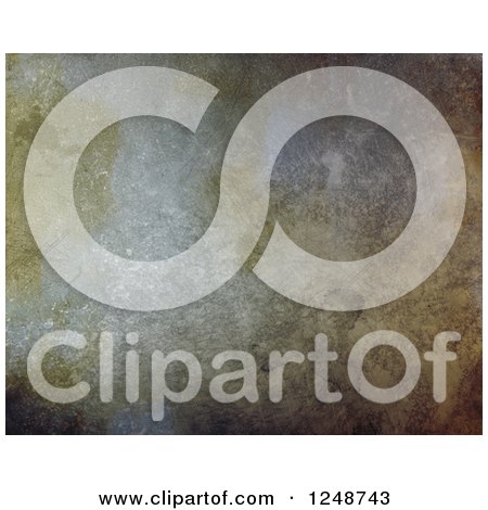 Clipart of a Metallic Background with Rust - Royalty Free Illustration by KJ Pargeter