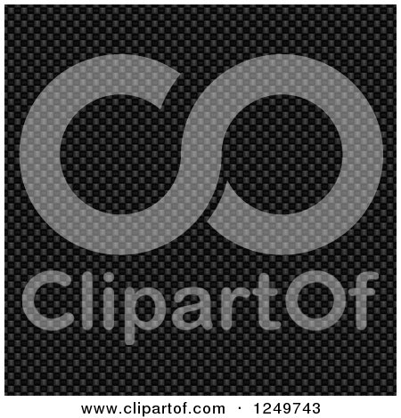 Clipart of a 3d Carbon Fiber Texture Background - Royalty Free Illustration by Arena Creative
