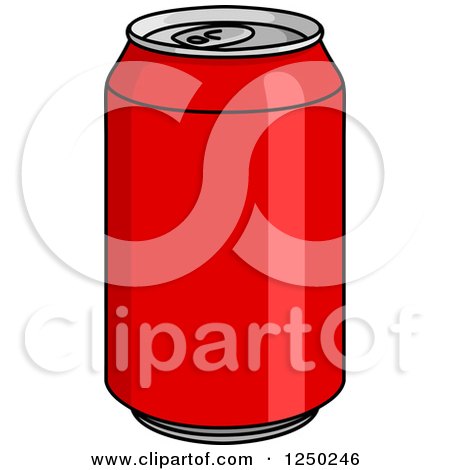 Clipart of a Cola Can - Royalty Free Vector Illustration by Vector Tradition SM