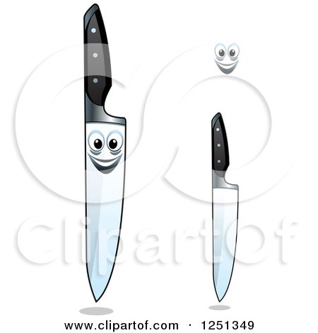 Clipart of Knives - Royalty Free Vector Illustration by Vector Tradition SM