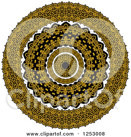 Clipart of a Circle Celtic Design - Royalty Free Vector Illustration by Vector Tradition SM