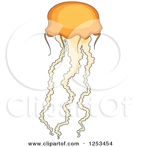 Clipart of a Jellyfish - Royalty Free Vector Illustration by Vector Tradition SM