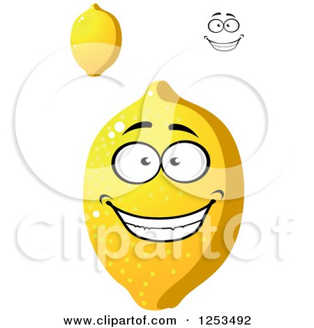 Clipart of Lemons - Royalty Free Vector Illustration by Vector Tradition SM