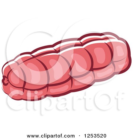 Clipart of a Ham - Royalty Free Vector Illustration by Vector Tradition SM