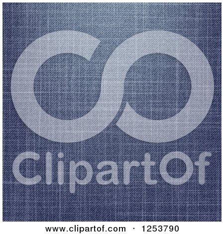 Clipart of a Denim Blue Jeans Texture - Royalty Free Vector Illustration by vectorace