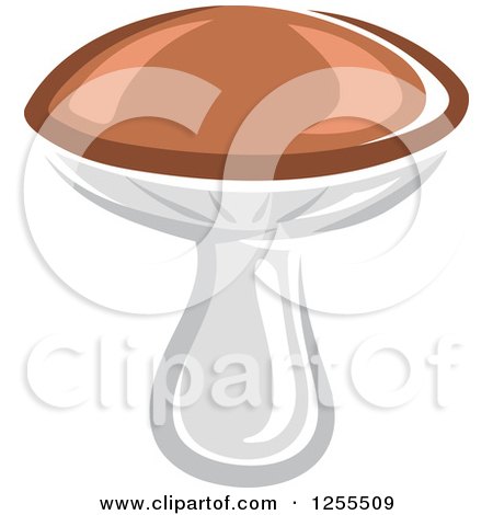 Clipart of a Mushroom - Royalty Free Vector Illustration by Vector Tradition SM