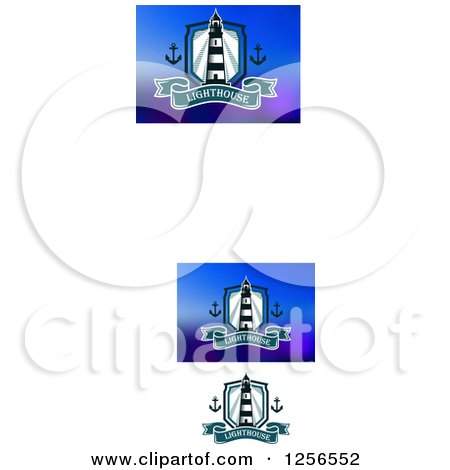 Clipart of Lighthouse Designs - Royalty Free Vector Illustration by Vector Tradition SM
