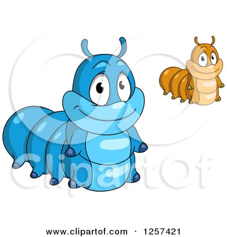 Clipart of Cute Caterpillars - Royalty Free Vector Illustration by Vector Tradition SM