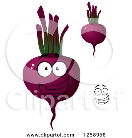 Clipart of Beets - Royalty Free Vector Illustration by Vector Tradition SM