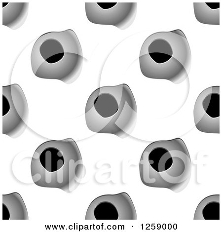 Clipart of a Seamless Pattern Background of Bullet Holes - Royalty Free Vector Illustration by Vector Tradition SM