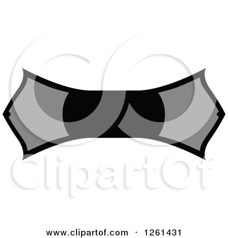 Clipart of a Grayscale Frame - Royalty Free Vector Illustration by Chromaco