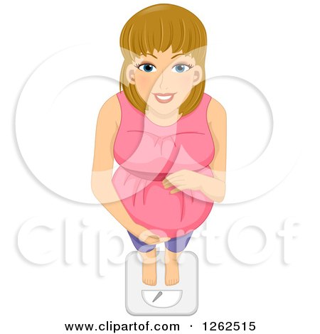 https://images.clipartof.com/small/1262515-Clipart-Of-A-Happy-Pregnant-Blond-White-Woman-Standing-On-A-Scale-Royalty-Free-Vector-Illustration.jpg