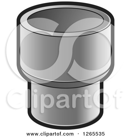 Clipart of a Pvc Pipe Joint - Royalty Free Vector Illustration by Lal Perera