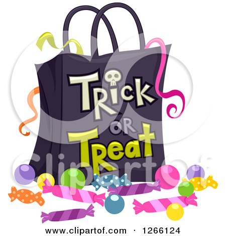 Royalty-Free (RF) Trick Or Treat Bag Clipart, Illustrations, Vector ...