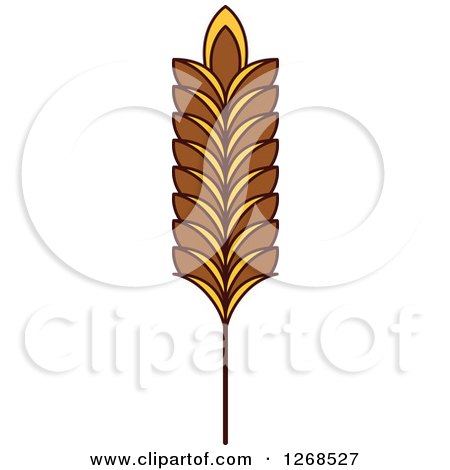 Clipart of a Wheat Stalk 2 - Royalty Free Vector Illustration by Vector Tradition SM