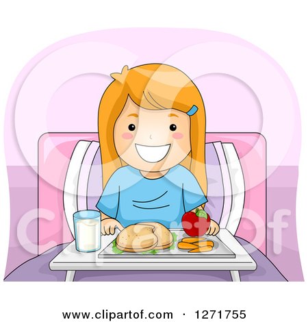 Meal Tray Diet Lunch Stock Vector