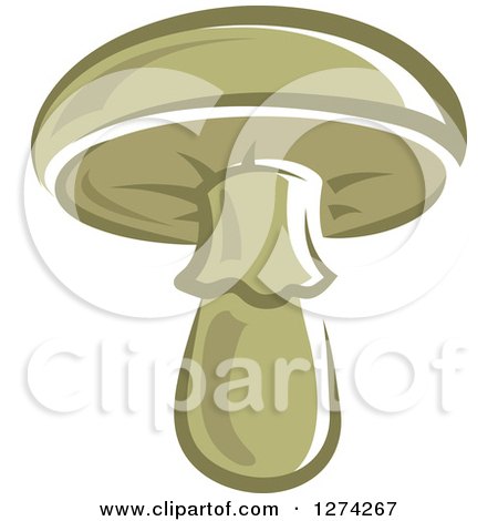Clipart of a Toadstool Mushroom - Royalty Free Vector Illustration by Vector Tradition SM