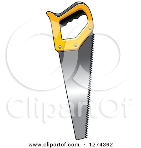 Clipart of a Saw - Royalty Free Vector Illustration by Vector Tradition SM