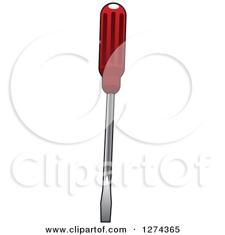 Clipart of a Screwdriver - Royalty Free Vector Illustration by Vector Tradition SM