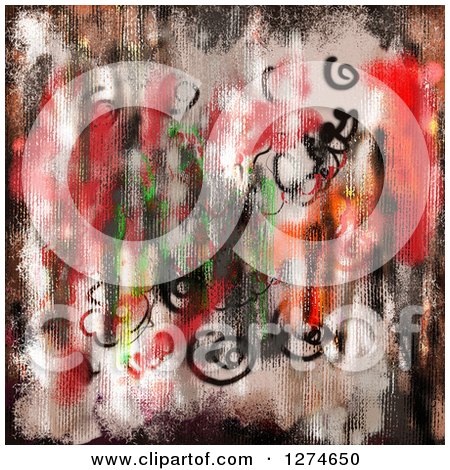 Clipart of a Grungy Graffiti Background - Royalty Free Illustration by Prawny
