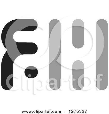 Clipart of an Abstract FAIHL Logo - Royalty Free Vector Illustration by Lal Perera