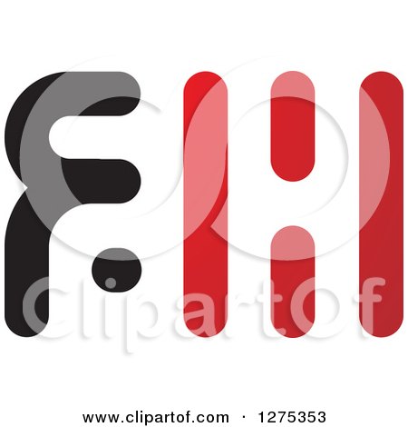 Clipart of an Abstract FAIHL Logo 2 - Royalty Free Vector Illustration by Lal Perera