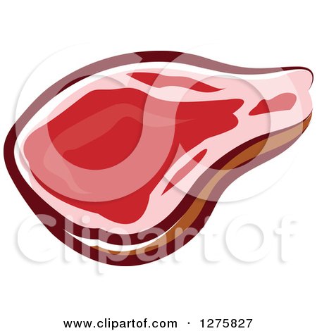 Clipart of a Beef Steak - Royalty Free Vector Illustration by Vector Tradition SM
