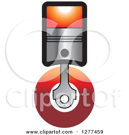 Clipart of a Compression Ignition Diagram 7 - Royalty Free Vector Illustration by Lal Perera