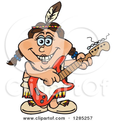 https://images.clipartof.com/small/1285257-Clipart-Of-A-Cartoon-Happy-Native-American-Woman-Playing-An-Electric-Guitar-Royalty-Free-Vector-Illustration.jpg